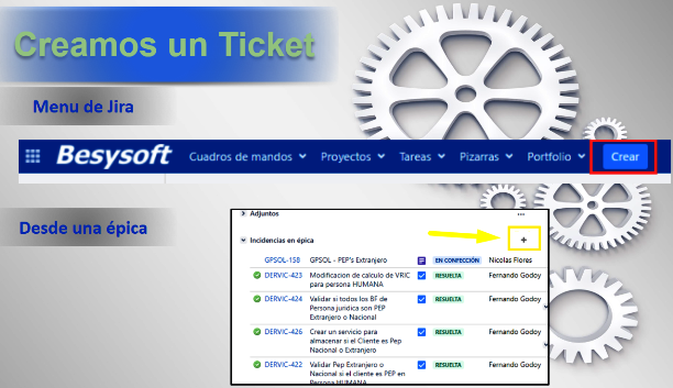 Crear Ticket Jira